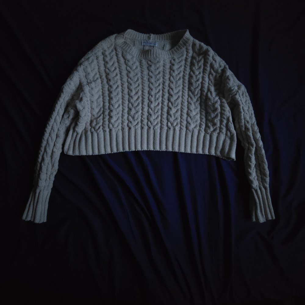 Cream cropped sweater